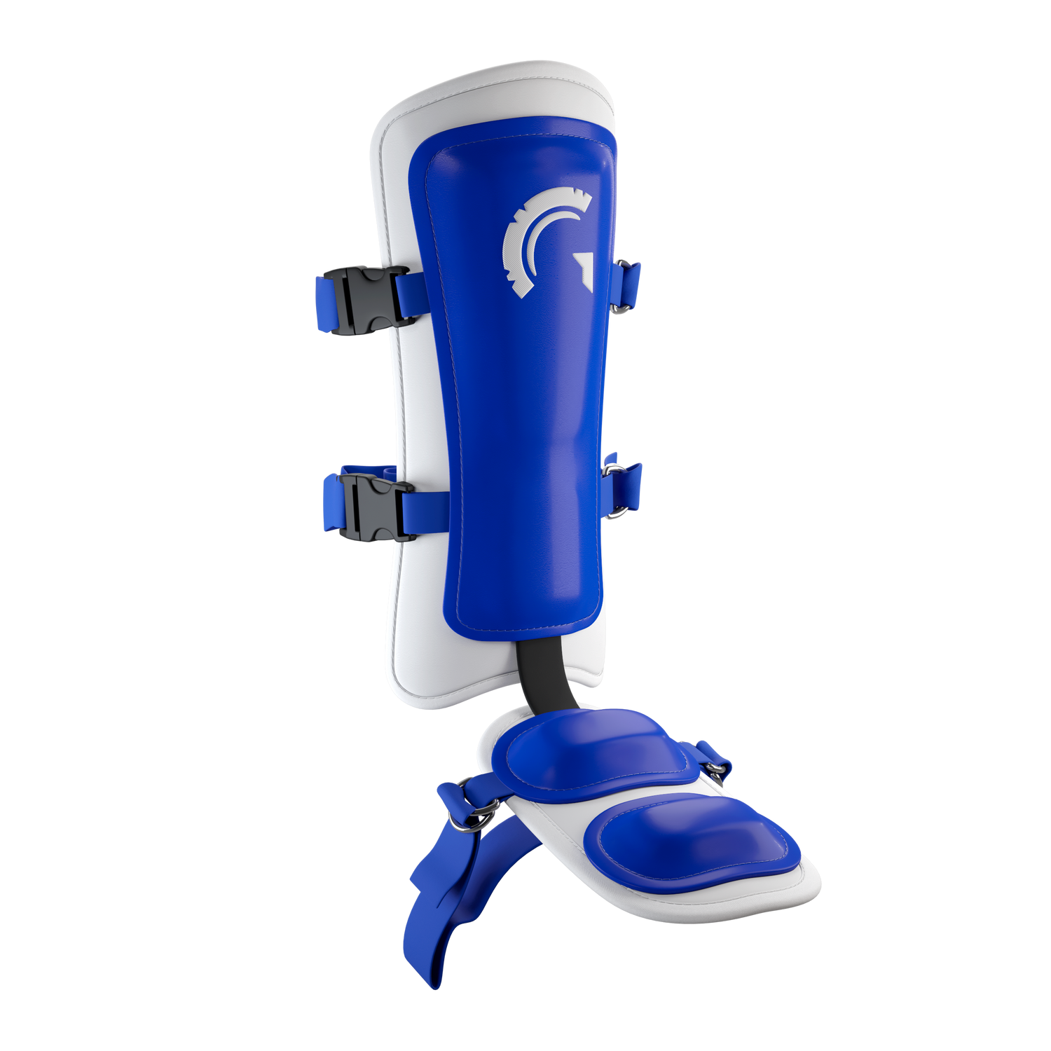 Guardian Legion Hard Shell Pro Baseball Leg Guard (Royal Blue White)