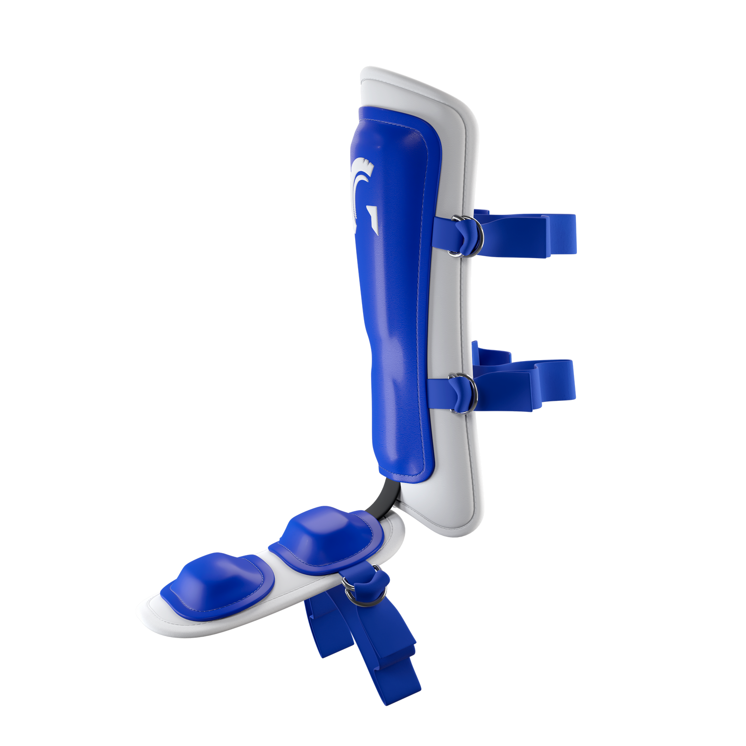 Guardian Legion Hard Shell Pro Baseball Leg Guard (Royal Blue White)