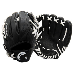 Guardian Game Ready Pre-Broken In Baseball Glove (Black/White)