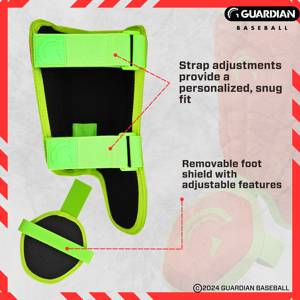 Guardian Baseball-Batters Leg Guards-Guardian Baseball