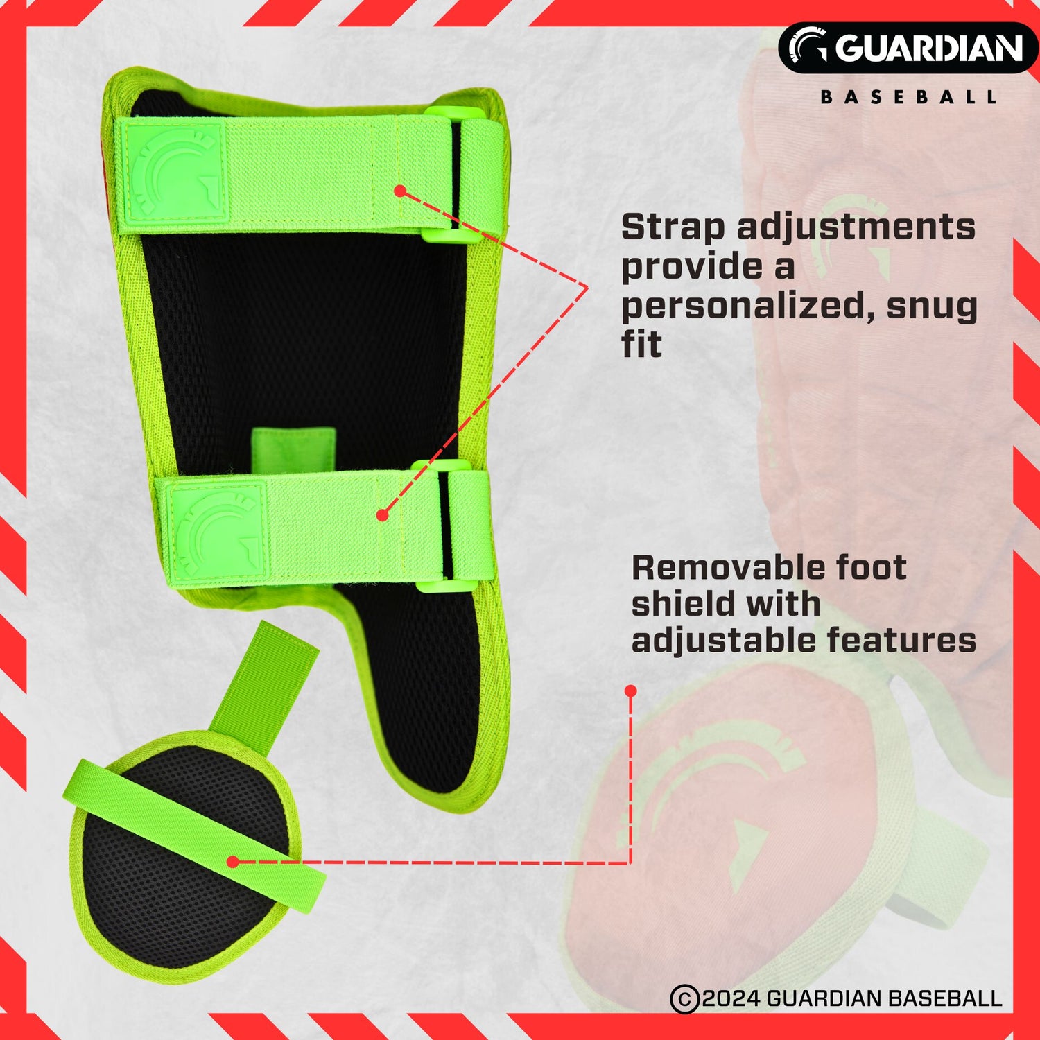 Guardian Baseball-Batters Leg Guards-Guardian Baseball