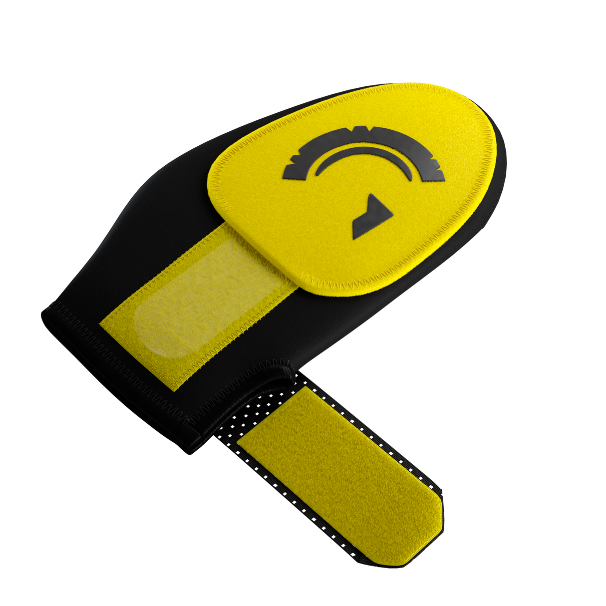 Guardian Baseball Short Baseball Softball Sliding Mitt (Black Yellow)