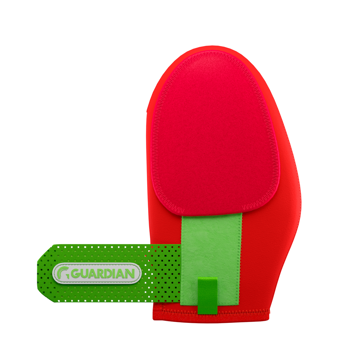 Guardian Baseball Short Baseball Softball Sliding Mitt (Red Neon Green)