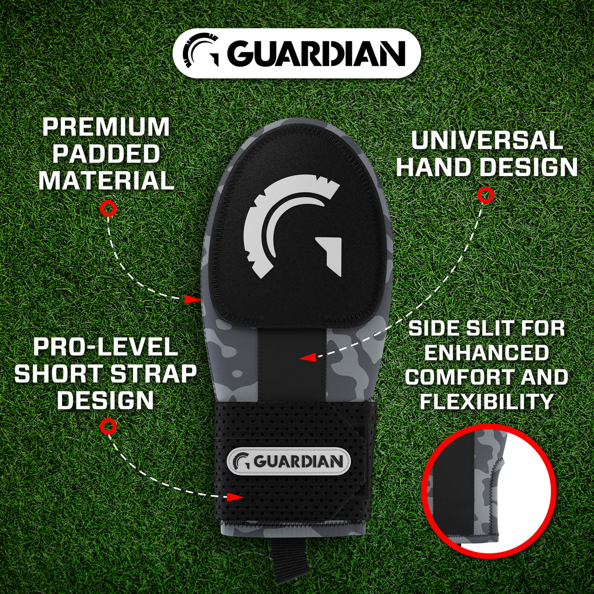 Guardian Baseball Sliding Mitt (Black Camo)