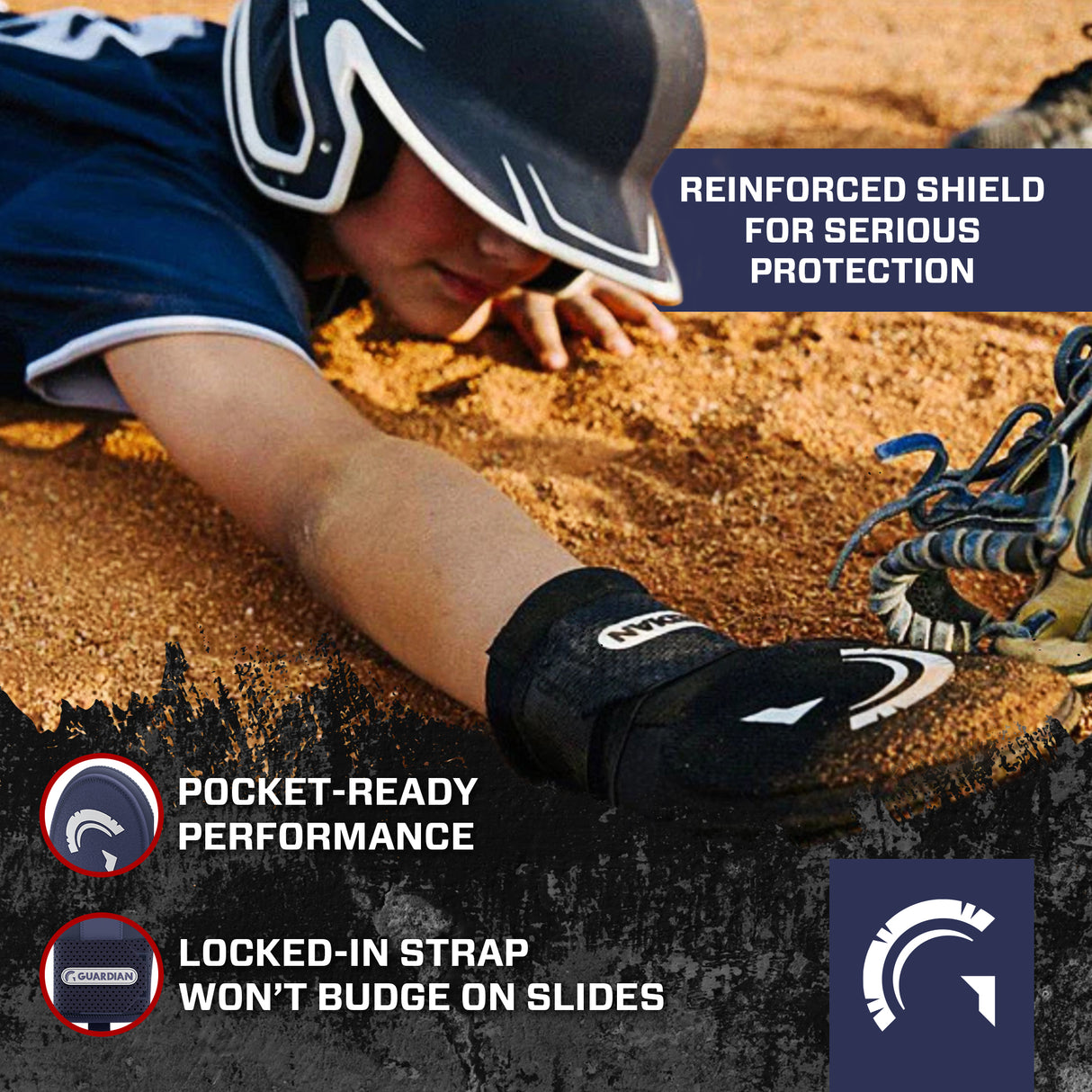 Guardian Baseball Sliding Mitt (Navy)