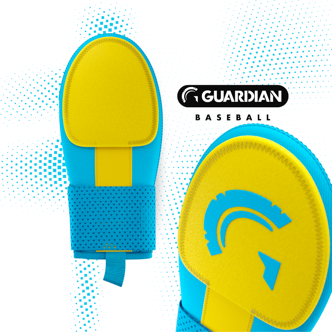 Guardian Baseball Sliding Mitt (Rich Blue/Yellow)