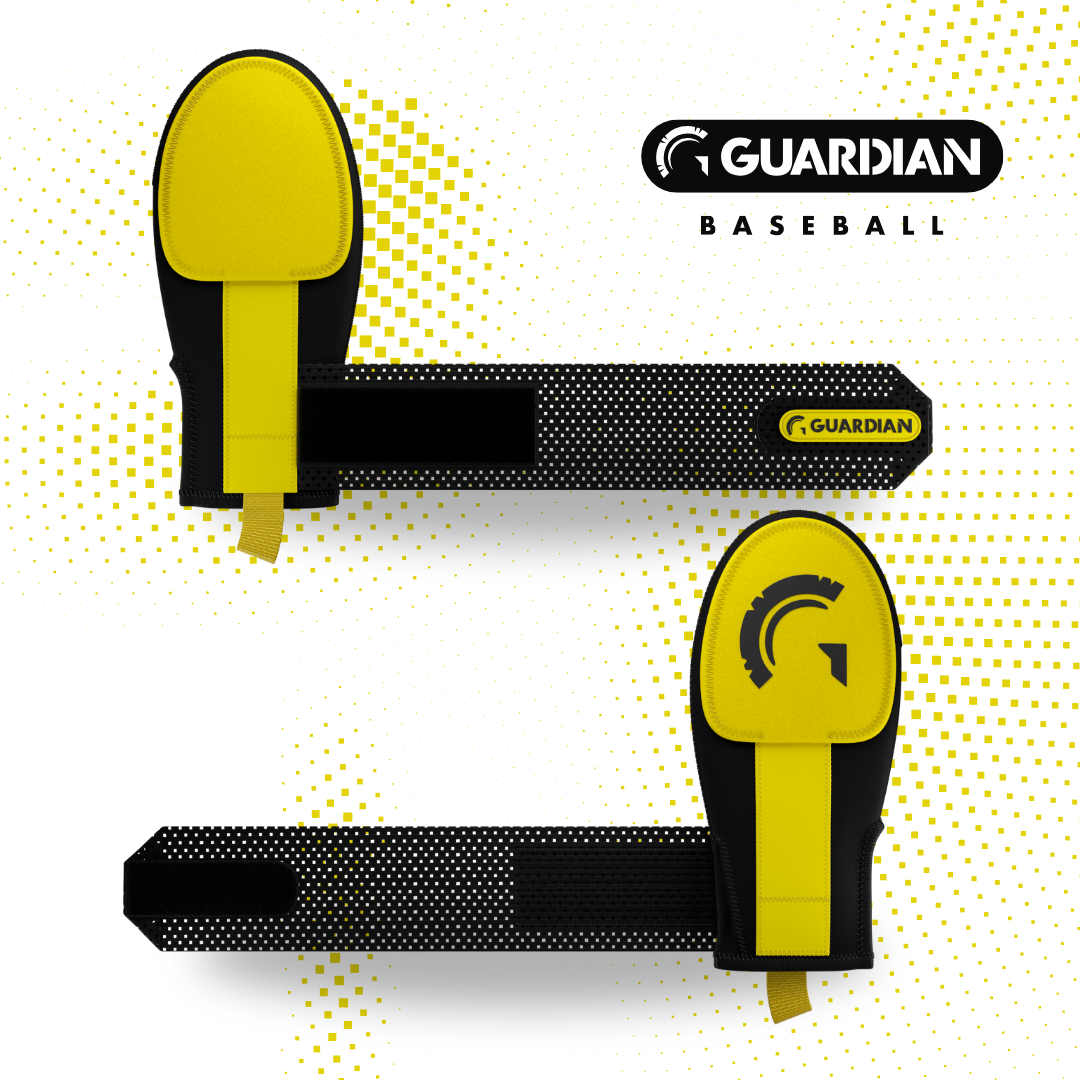 Guardian Baseball Sliding Mitt (Black/Yellow)