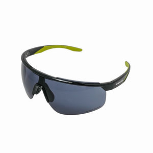 Rawlings Retro Vaporwave Baseball Shield Sunglasses Black Neon Green