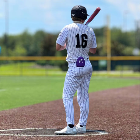 baseball player on circle deck