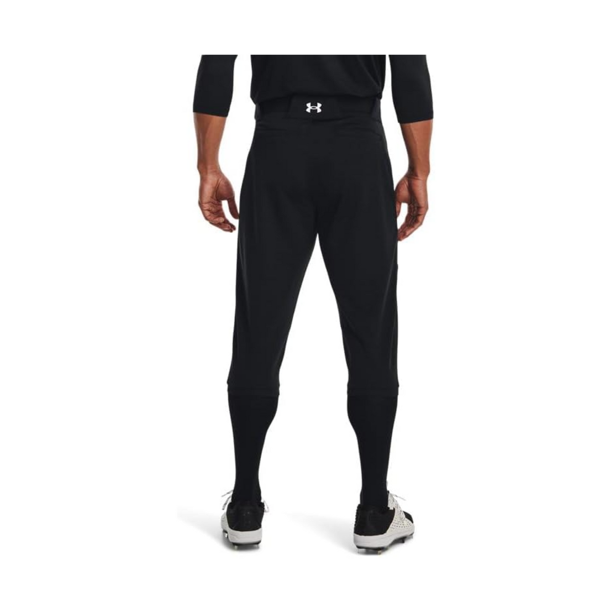 Under Armour Adult Men's Utility Knicker Baseball Pants (Black/White)