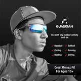Guardian Baseball Sunglasses for Ages 10 to Adult - Sports Sunglasses for  Men, Women, and Youth - Cycling