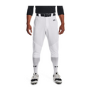 Under Armour Adult Men's Utility Knicker Baseball Pants (White/Black)