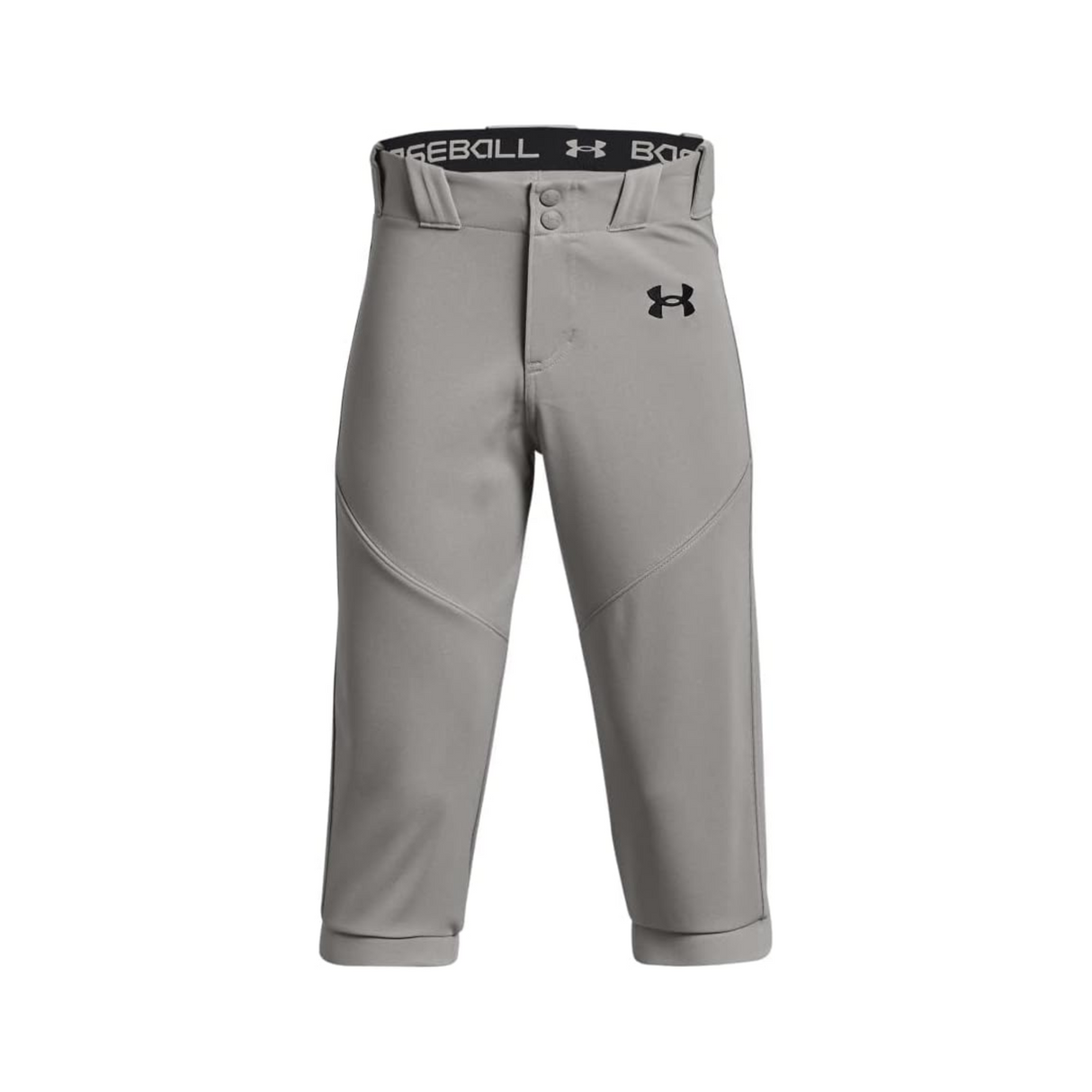 Under Armour Boys Utility Knicker Baseball Pants (Gray/Black)