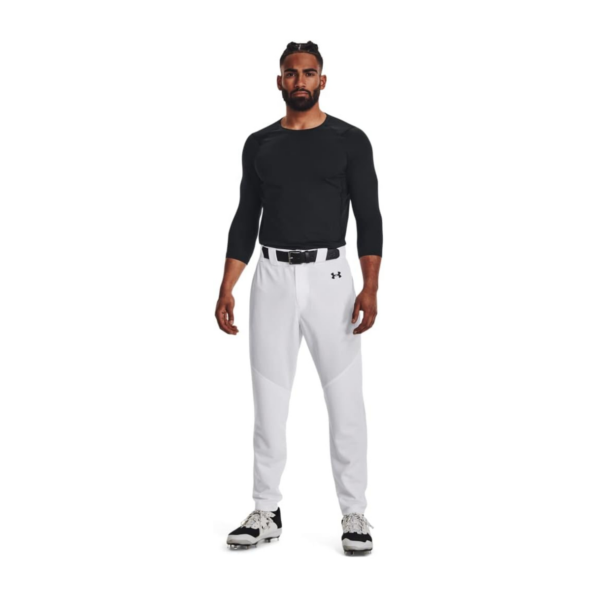 Under Armour Utility Men's Baseball Pants (White/Black)