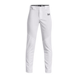 Under Armour Boys Utility Full Length Baseball Pants (White/Black)