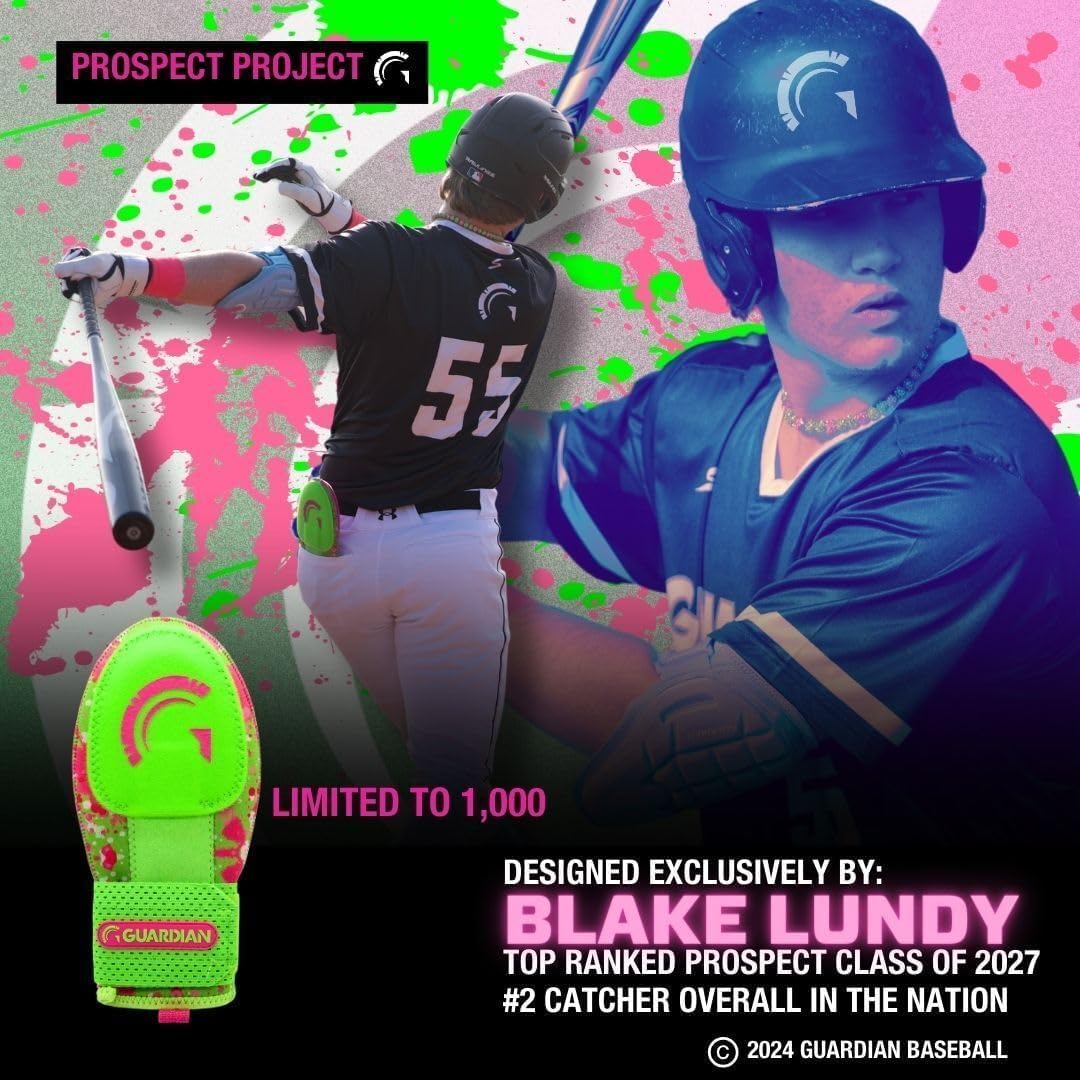 Guardian Baseball "Blake Lundy" Paint Splatter Baseball Sliding Mitt