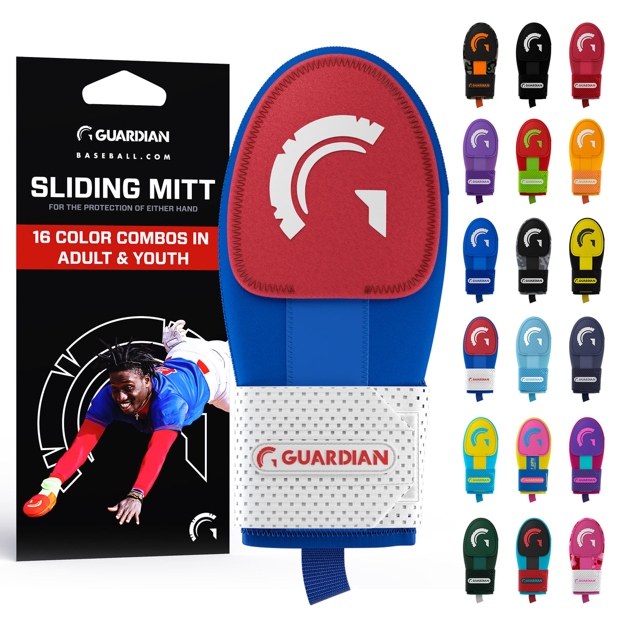 Protective Baseball Sliding Mitt with Elastic Compression Strap ...