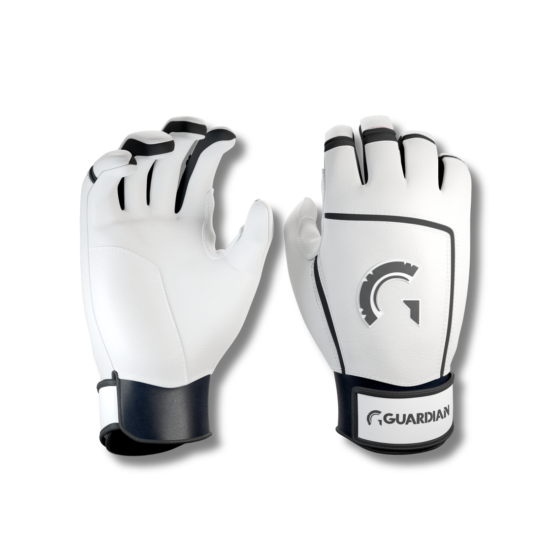 Guantillas XL Guardian Pompey Classic Blanco Negro