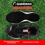 Bolt Youth Low Top Turf Baseball and Softball Shoes (Black/Red)