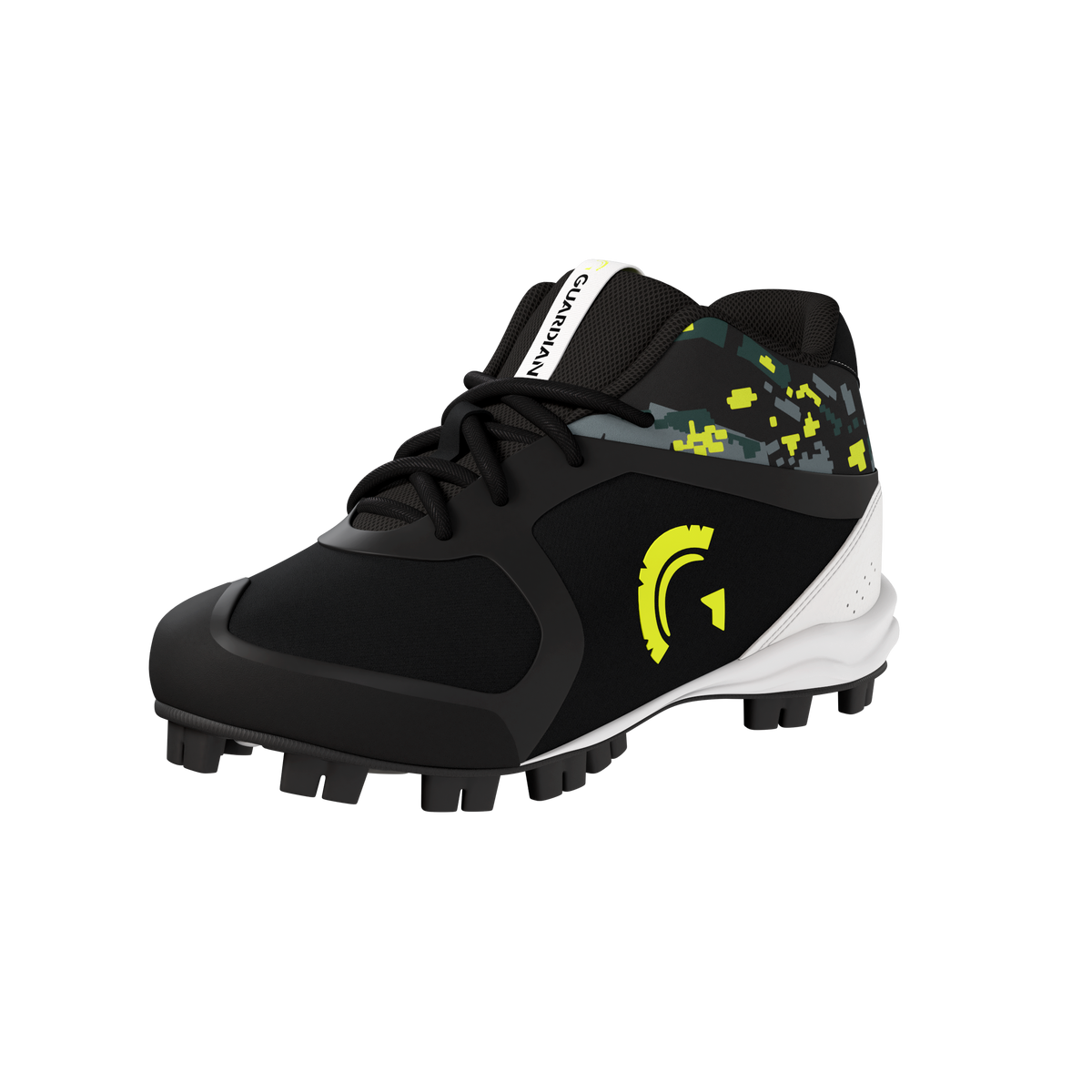 Men\'s Black and Yellow Baseball Cleats - Lightweight Youth Sport Shoes Nike Diamond Clutch  main image 3
