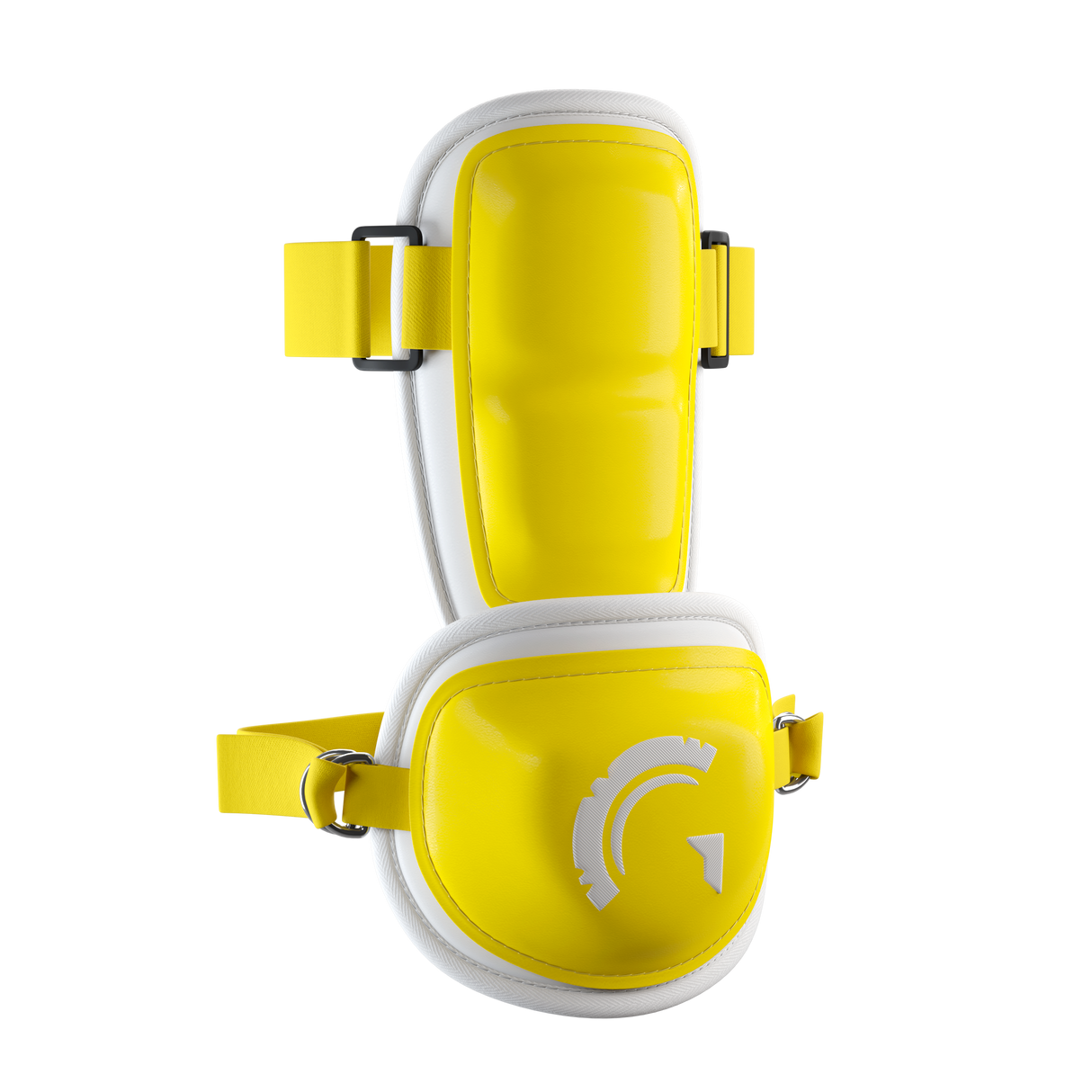 Guardian Centurion Hard Shell Pro Baseball Elbow Guard (Yellow White)