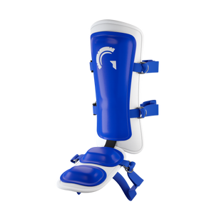 Guardian Legion Hard Shell Pro Baseball Leg Guard (Royal Blue White)