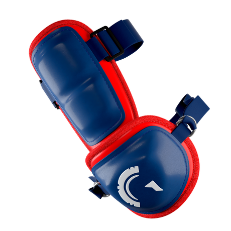 Guardian Centurion Hard Shell Pro Baseball Elbow Guard (Navy Red)