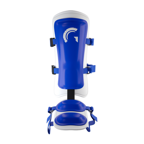 Guardian Legion Hard Shell Pro Baseball Leg Guard (Royal Blue White)