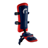 Guardian Legion Hard Shell Pro Baseball Leg Guard (Navy Red)