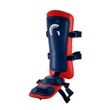 Guardian Legion Hard Shell Pro Baseball Leg Guard (Navy Red)