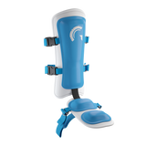 Guardian Legion Hard Shell Pro Baseball Leg Guard (Baby Blue White)