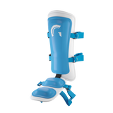 Guardian Legion Hard Shell Pro Baseball Leg Guard (Baby Blue White)