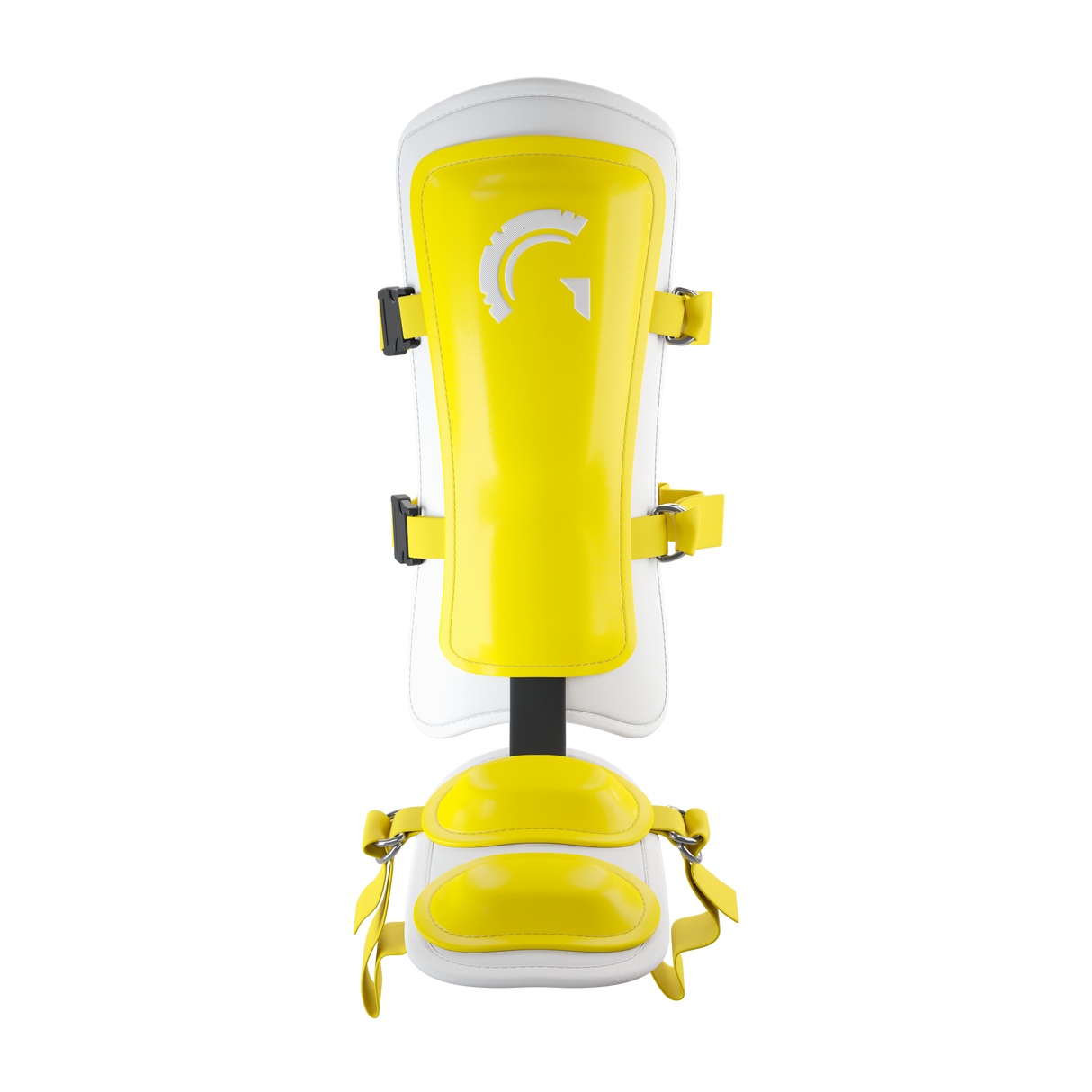 Guardian Legion Hard Shell Pro Baseball Leg Guard (Yellow White)