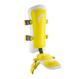 Guardian Legion Hard Shell Pro Baseball Leg Guard (Yellow White)