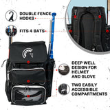 Guardian Baseball Diamond Series Baseball Softball Bag (Grey/Carolina Blue)