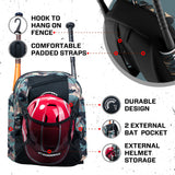 Guardian Baseball Rookie Youth Baseball Bat Bag - Boys or Girls (Army Camo)