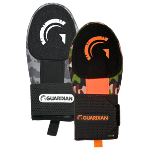 Guardian Baseball Sliding Mitt - Youth and Adult Sizes - Sliding Glove for Baseball - Elastic Compression Strap - Pack of 2 (Young Dolph Inspired Camo-Black Camo)