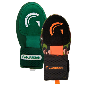 Guardian Baseball Sliding Mitt - Youth and Adult Sizes - Sliding Glove for Baseball - Elastic Compression Strap - Pack of 2 (Young Dolph Inspired Camo-Shamrock Green)