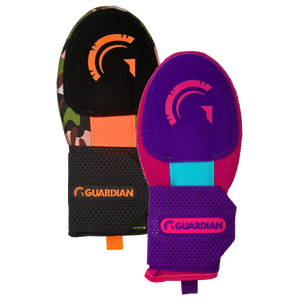 Guardian Baseball Sliding Mitt - Youth and Adult Sizes - Sliding Glove for Baseball - Elastic Compression Strap - Pack of 2 (Young Dolph Inspired Camo-Miami Vice Pink)