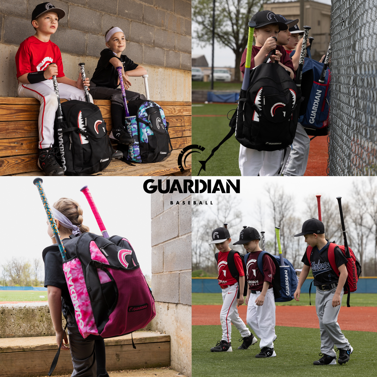 Youth Baseball and Softball Bag - Backpack - Batting Bag - T-Ball