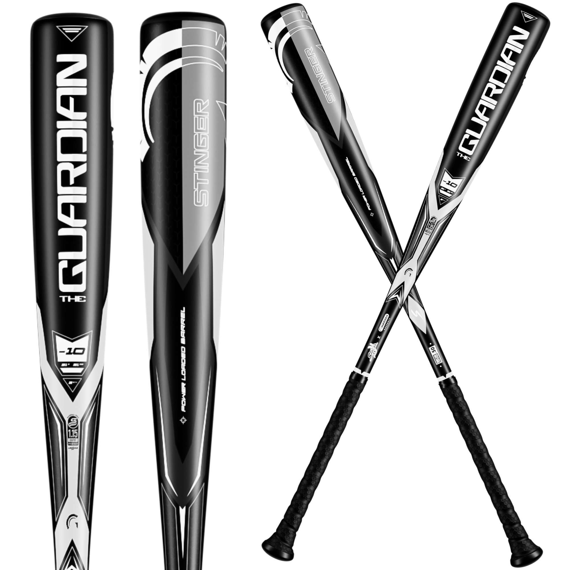 Garde-coude Guardian Baseball Pour Batteur - Taille Jeune - Protection Noire