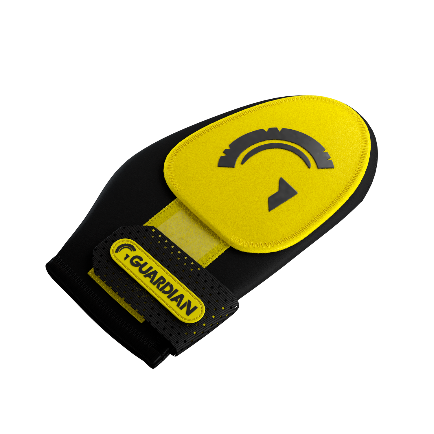 Guardian Baseball Short Baseball Softball Sliding Mitt (Black Yellow)