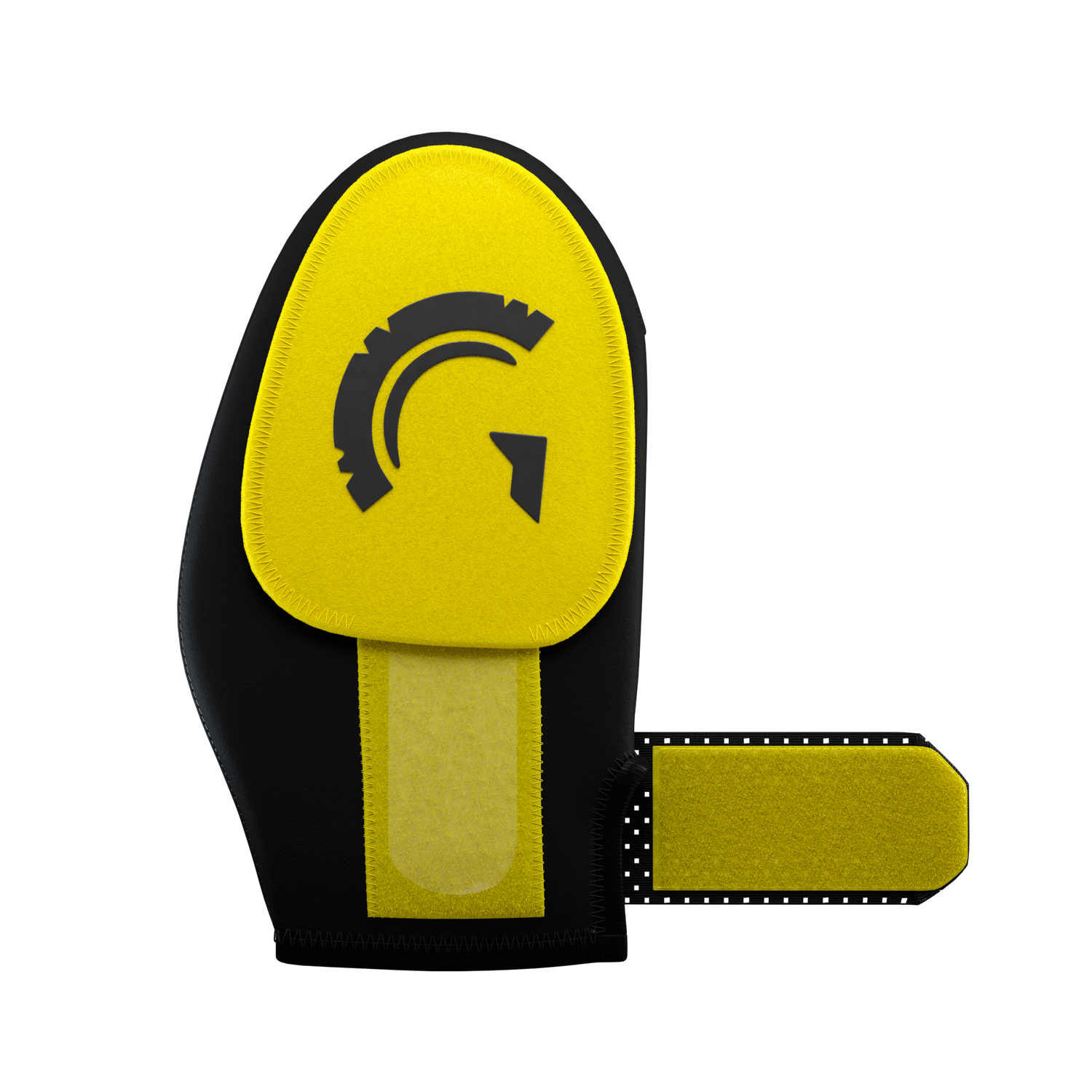 Guardian Baseball Short Baseball Softball Sliding Mitt (Black Yellow)