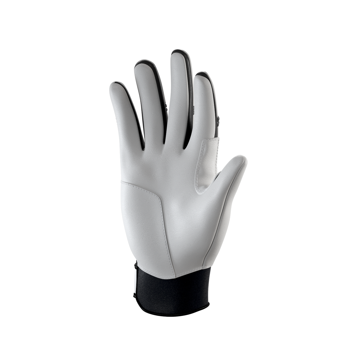 Guardian Pompey Classic Strap Sheepskin Leather Batting Gloves (White Black)