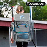 Guardian Baseball Diamond Series Baseball Softball Bag (Grey/Carolina Blue)