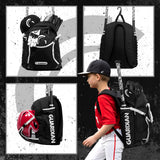 Guardian Baseball Rookie Youth Baseball Bat Bag - Boys or Girls (Black/White)