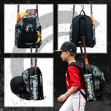 Guardian Baseball Rookie Youth Baseball Bat Bag - Boys or Girls (Army Camo)