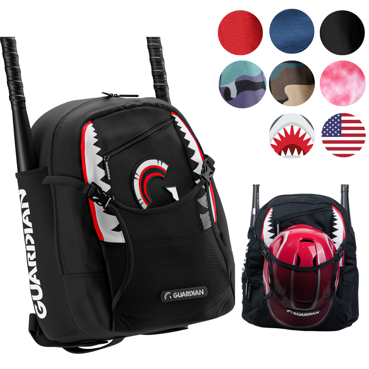 Softball backpack top
