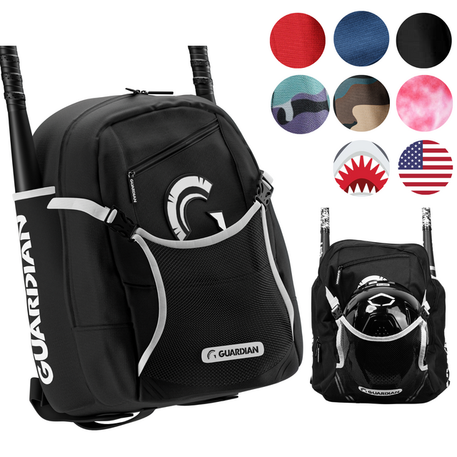 Black shop baseball bag