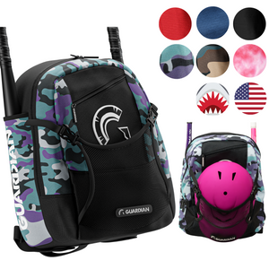 Youth Baseball and Softball Bag Backpack Batting Bag T Ball Bag Guardian Baseball